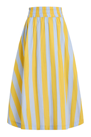 Pavilion Skirt, Brimstone Stripe