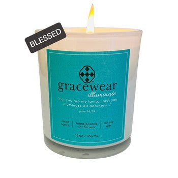 Gracewear Illuminate candle - BLESSED